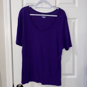 Lane Bryant scoop neck short sleeve shirt 18/20